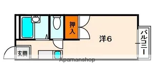 KMハイツ【2階】の間取り