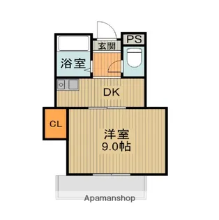 ヴィレッジコート深田【4階】の間取り