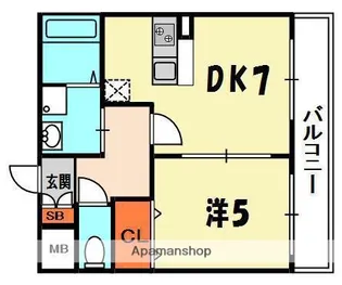 シェーンヴェレ【2階】の間取り