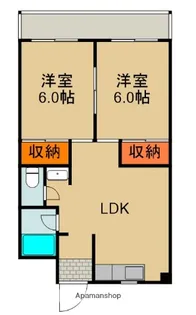 サンコーポ八雲【3階】の間取り
