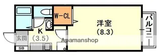 シャルム神木【1階】の間取り