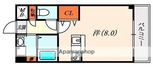 グランシャリオ長尾Ⅰ【4階】の間取り