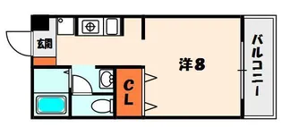 楠葉ビューハイツ【1階】の間取り