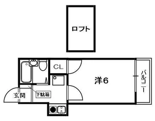 ブリリアント宮之阪【1階】の間取り