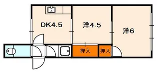 緑町マンション【3階】の間取り