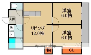 中村マンション【3階】の間取り