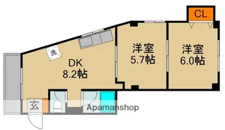 第2モリタマンション【1階】の間取り