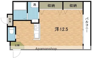メゾン天の川【1階】の間取り