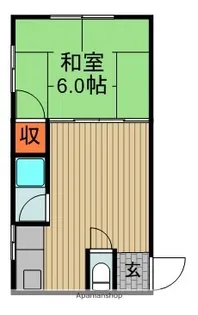 高瀬マンション【5階】の間取り