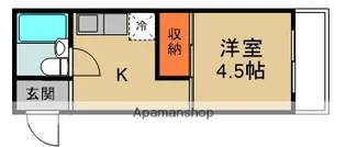 シャルム栄【4階】の間取り