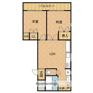 ホームズ6【2階】の間取り