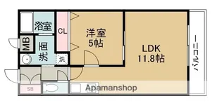 M’PLAZA津田駅前十二番館【4階】の間取り