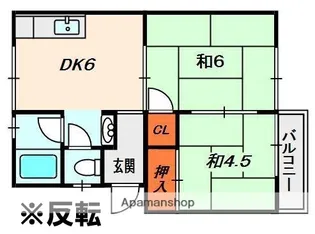 メゾン本町1号2号3号5号【2階】の間取り