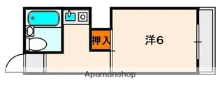 アカイマンション【3階】の間取り