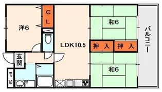 パークサイドスクエア【5階】の間取り