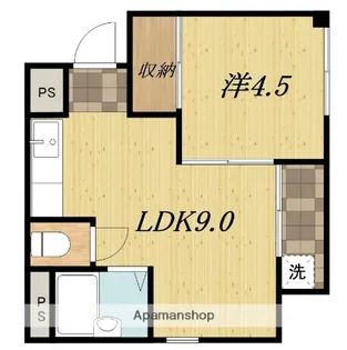 チェリー広野【3階】の間取り