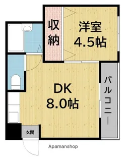 チェリー広野【3階】の間取り