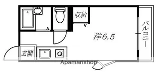 シャンテー中宮Ⅰ【3階】の間取り