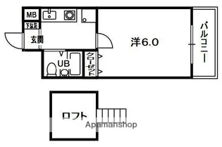 カパオプラザ【5階】の間取り