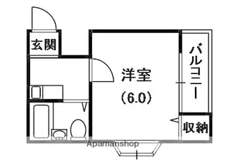 JPアパートメント枚方【3階】の間取り