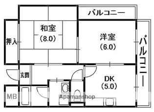 メゾン・ラ・フォーレ【3階】の間取り