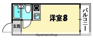 パレットハイツ【1階】の間取り