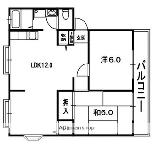サンアレイ下野Ⅰ【2階】の間取り