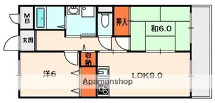 ハイツ下村【1階】の間取り