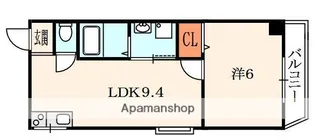 大阪府枚方市津田駅前1丁目【マンション】の間取り