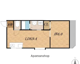 M’PLAZA津田駅前参番館【3階】の間取り