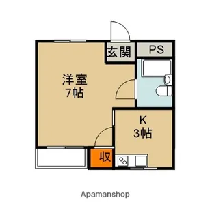 イーストパレス大日【1階】の間取り