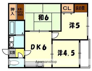三晃アスク大久保【5階】の間取り