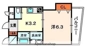 MS CUBEⅠ【3階】の間取り