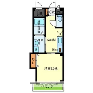 MS CUBEⅠ【1階】の間取り