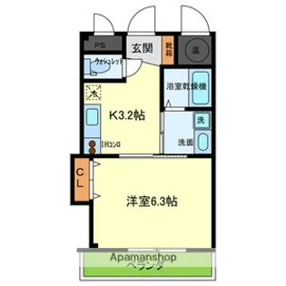 MS CUBEⅠ【2階】の間取り