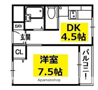 WOODY AVENUE【3階】の間取り