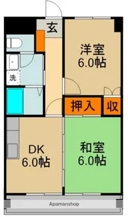 アペックスハイム守口【4階】の間取り