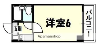 ロータリー門真【6階】の間取り