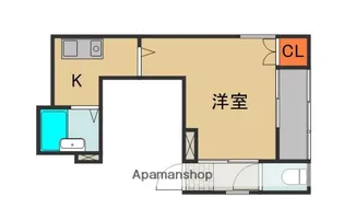 M’PLAZA滝井駅前弐番館【2階】の間取り