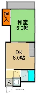 喜多マンション【2階】の間取り