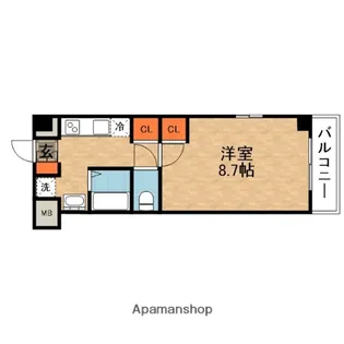 M’PLAZA津田駅前十一番館【4階】の間取り