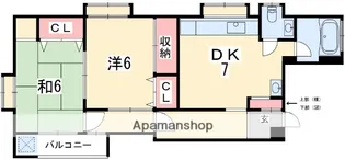コーポラス喜山荘【2階】の間取り