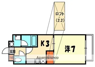 M’SFLATⅡ【4階】の間取り