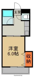 ミネルバ栄町【1階】の間取り
