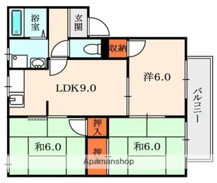 ヴィラ・マキ【2階】の間取り
