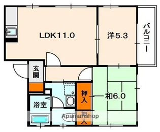 サンドーモB棟・C棟【1階】の間取り