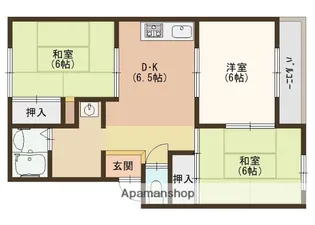 トリヴァンベール森【2階】の間取り