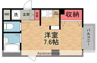 エトワールヴィル−R南楠葉【3階】の間取り
