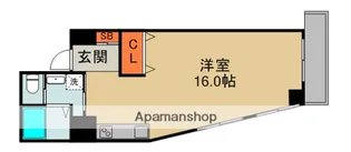 ブランリス古川橋【4階】の間取り