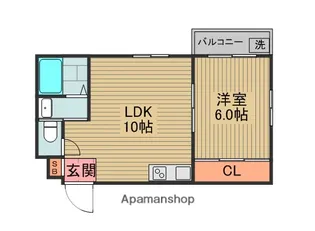 プルミエール千山【3階】の間取り